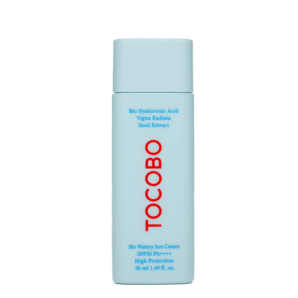 Tocobo Bio Watery Sun Cream Spf50 PA++++ on a White background